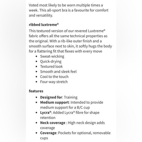 lululemon athletica Women's Ribbed Orange Sports Bra - Picture 9 of 9